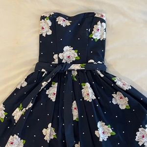 Abercrombie kids navy floral dress